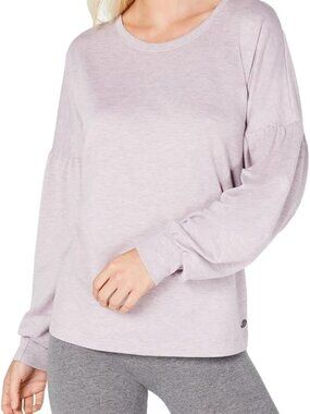 Ideology Womens Activewear Flowing sleeve Sweatshirt Top Color Pink Dolphin Heat